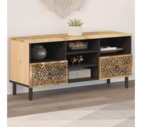 TV Cabinet 100x33x46 cm Solid Wood Mango