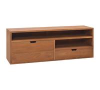 TV Cabinet 110x30x40 cm Solid Teak Wood