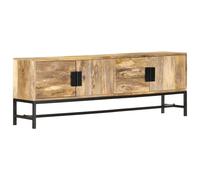 TV Cabinet 140x30x50 cm Solid Mango Wood