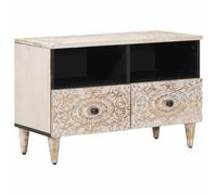Tv Cabinet 70 X 33.5 X 46 Cm Solid Mango Wood