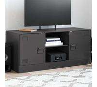 TV Cabinet Black 99x39x44 cm Steel