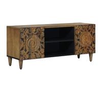 TV Cabinet Brown 105 x 33.5 x 46 cm Solid Mango Wood