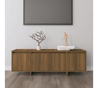 TV Cabinet Brown Oak 120x30x40.5 cm Engineered Wood Berkfield Home Brown One Size