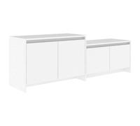 TV Cabinet Chipboard Home Lowboard Hifi Cabinet TV Stand Multi Colours vidaXL