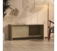 (sonoma oak) vidaXL TV Cabinet Chipboard Plasma Stereo Cabinet TV Unit Stand Multi Colours