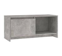 vidaXL TV Cabinet Concrete Grey 90x35x40 cm Engineered Wood