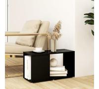 Vidaxl Tv Cabinet Black 60X24X32Cm Engineered Wood