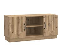 vidaXL TV Cabinet Black 102 x 34.5 x 47 cm Engineered Wood