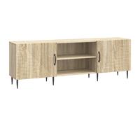 vidaXL TV Cabinet 150 x 31 x 50 cm Sonoma Oak Engineered Wood - Brown, Brown