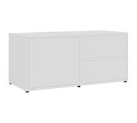 Vidaxl Tv Cabinet White 80X34X36 Cm Engineered Wood