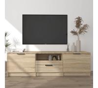 (sonoma oak) vidaXL TV Cabinet Engineered Wood Living Room Indoor Media Unit Multi Colours