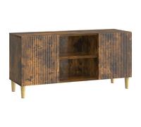 TV Cabinet Engineered Wood Media Storage Low Profile Solution Vintage vidaXL