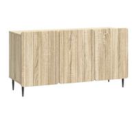 vidaXL TV Cabinet Smoked Oak 99 x 34.5 x 52 cm Engineered Wood