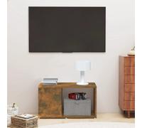 (Smoked oak) vidaXL TV Cabinet TV Stand Media TV Unit Entertainment Centre Engineered Wood