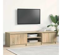 TV Cabinet Engineered Wood TV Unit Media Centre Stand Multi Colours 2 Doors
