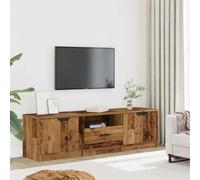 vidaXL TV Cabinet Old Wood 140x35x40 cm Engineered Wood