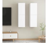 TV Cabinet Engineered Wood Wall Mounted Stand Living Room TV Console vidaXL