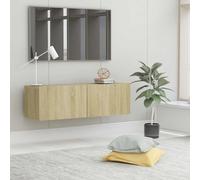 Vidaxl Tv Cabinet Sonoma Oak 100X30X30 Cm Engineered Wood