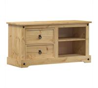 TV Cabinet Entertainment Centre Stand Media Unit Solid Wood Pine vidaXL
