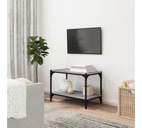TV Cabinet Grey Sonoma 60x33x41 cm Engineered Wood and Steel Berkfield Home Grey One Size
