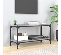 TV Cabinet Grey Sonoma 80x33x41 cm Engineered Wood and Steel Berkfield Home Grey One Size