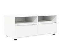 TV Cabinet Height Adjustable with Drawer Manual Engineered Wood Modern vidaXL