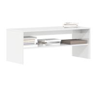 TV Cabinet High Gloss White 100x40x40 cm Engineered Wood Berkfield Home White One Size