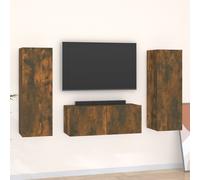 TV Cabinet Set 3 Piece Engineered Wood TV Stand Multi Colours /Sizes vidaXL