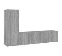 TV Cabinet Set 4 Piece Chipboard Living Room Multi Colours Multi Sizes vidaXL
