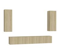 TV Cabinet Set 5 Piece Chipboard TV Stand Multi Colours Multi Sizes vidaXL