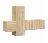 TV Cabinet Set 5 Piece Chipboard TV Stand Multi Colours Multi Sizes vidaXL