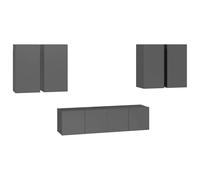 TV Cabinet Set 6 Piece Chipboard TV Cabinet Multi Colours Multi Sizes vidaXL