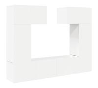 TV Cabinet Set 6 Piece Chipboard TV Stand Cabinet 60/90cm Multi Colours vidaXL