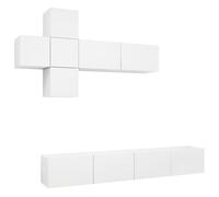 TV Cabinet Set 7 Piece Chipboard Living Room Multi Colours Multi Sizes vidaXL