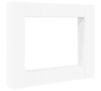 vidaXL TV Cabinet Set 8-Piece Chipboard TV Stand Multi Colours Multi Sizes