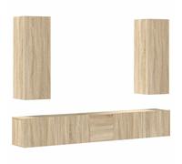 TV Cabinet Set Engineered Wood Media Unit Multi Colours/Sizes 3/5 Piece vidaXL