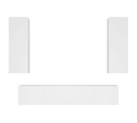 TV Cabinet Set Engineered Wood Media Unit Multi Colours/Sizes 4/5 Piece vidaXL