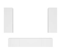 TV Cabinet Set Engineered Wood Media Unit Multi Colours/Sizes 4/5 Piece vidaXL