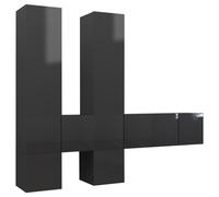 TV Cabinet Set Engineered Wood Multi Colours 100/60x30x30 cm 6/7 Piece vidaXL