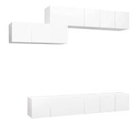 TV Cabinet Set Engineered Wood Multi Colours 100x30x30 cm/60x30x30 cm vidaXL