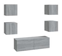 TV Cabinet Set Engineered Wood TV Stand Multi Colours/Sizes 5/6 Piece vidaXL