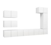 TV Cabinet Set Engineered Wood TV Stand Multi Colours/Sizes 6/7/8 Piece vidaXL