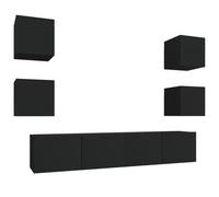 TV Cabinet Set Engineered Wood TV Unit Multi Colours/Sizes 6/7 Piece vidaXL