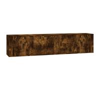 TV Cabinet Set TV Unit Set Sideboard TV Stand 3 Piece Engineered Wood vidaXL