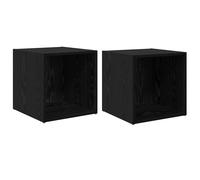 TV Cabinet Set Wall-mounted 4 pcs Artisan Oak 37 x 35 x 37.5 cm