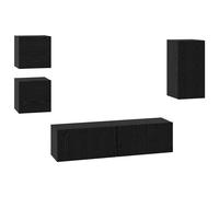 TV Cabinet Sets 5 Piece Engineered Wood TV Stand Multi Colours/Sizes vidaXL
