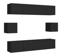 TV Cabinet Sets 6 Piece Chipboard TV Cabinet Multi Colours Multi Sizes vidaXL