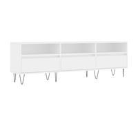 vidaXL 3 Door 3 Shelf Black Oak TV Cabinet - Size: 44.5 x 150 x 30cm - Wilko