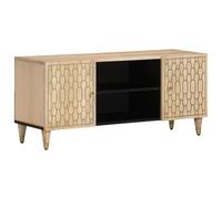 TV Cabinet Solid Wood Mango TV Stand TV Unit Media Cabinet vidaXL