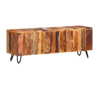 TV Cabinet Solid Wood Reclaimed Shelf HiFi Stand Wooden vidaXL